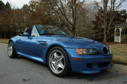 1998 BMW M Roadster in Estoril Blue Metallic over Estoril Blue & Black Nappa