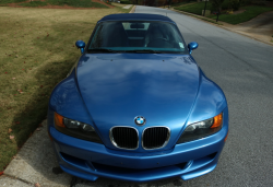1998 BMW M Roadster in Estoril Blue Metallic over Estoril Blue & Black Nappa