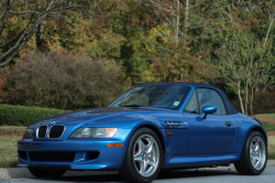 1998 BMW M Roadster in Estoril Blue Metallic over Estoril Blue & Black Nappa