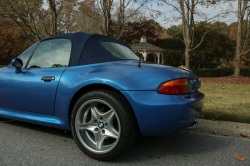 1998 BMW M Roadster in Estoril Blue Metallic over Estoril Blue & Black Nappa