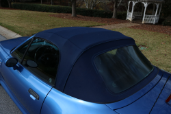 1998 BMW M Roadster in Estoril Blue Metallic over Estoril Blue & Black Nappa
