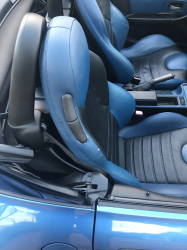 1998 BMW M Roadster in Estoril Blue Metallic over Estoril Blue & Black Nappa