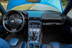 1998 BMW M Roadster in Estoril Blue Metallic over Estoril Blue & Black Nappa