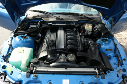1998 BMW M Roadster in Estoril Blue Metallic over Estoril Blue & Black Nappa