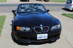 1998 BMW M Roadster in Cosmos Black Metallic over Black Nappa