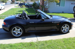 1998 BMW M Roadster in Cosmos Black Metallic over Black Nappa