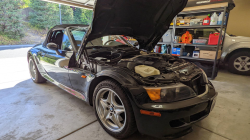 1998 BMW M Roadster in Cosmos Black Metallic over Black Nappa