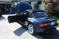 1998 BMW M Roadster in Cosmos Black Metallic over Black Nappa