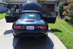 1998 BMW M Roadster in Cosmos Black Metallic over Black Nappa