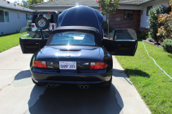 1998 BMW M Roadster in Cosmos Black Metallic over Black Nappa