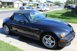 1998 BMW M Roadster in Cosmos Black Metallic over Black Nappa