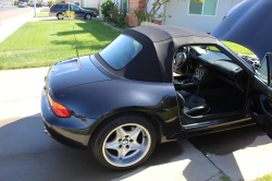 1998 BMW M Roadster in Cosmos Black Metallic over Black Nappa