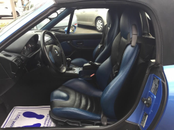 1998 BMW M Roadster in Estoril Blue Metallic over Estoril Blue & Black Nappa
