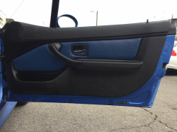 1998 BMW M Roadster in Estoril Blue Metallic over Estoril Blue & Black Nappa