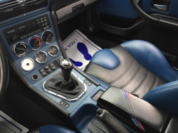 1998 BMW M Roadster in Estoril Blue Metallic over Estoril Blue & Black Nappa