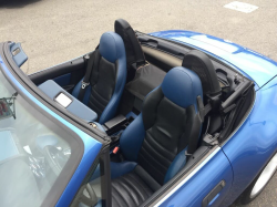 1998 BMW M Roadster in Estoril Blue Metallic over Estoril Blue & Black Nappa