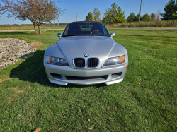 1998 BMW M Roadster in Arctic Silver Metallic over Imola Red & Black Nappa