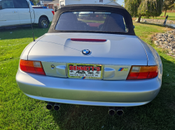 1998 BMW M Roadster in Arctic Silver Metallic over Imola Red & Black Nappa