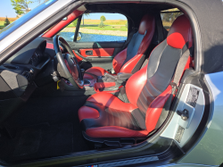 1998 BMW M Roadster in Arctic Silver Metallic over Imola Red & Black Nappa