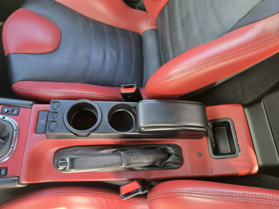 1998 BMW M Roadster in Arctic Silver Metallic over Imola Red & Black Nappa