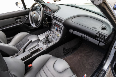1998 BMW M Roadster in Arctic Silver Metallic over Dark Gray & Black Nappa