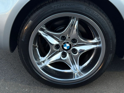 1998 BMW M Roadster in Arctic Silver Metallic over Imola Red & Black Nappa