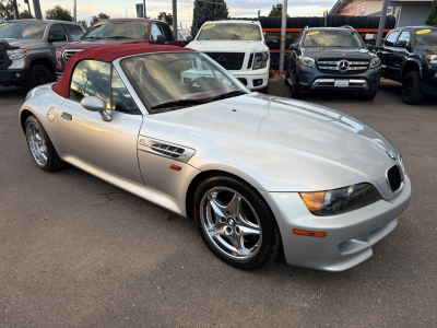 1998 BMW M Roadster in Arctic Silver Metallic over Imola Red & Black Nappa