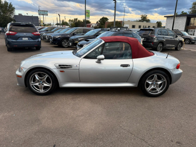 1998 BMW M Roadster in Arctic Silver Metallic over Imola Red & Black Nappa
