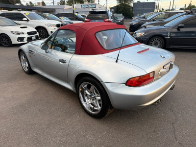 1998 BMW M Roadster in Arctic Silver Metallic over Imola Red & Black Nappa