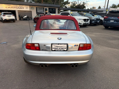 1998 BMW M Roadster in Arctic Silver Metallic over Imola Red & Black Nappa