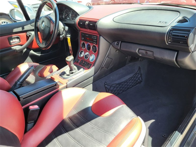 1998 BMW M Roadster in Arctic Silver Metallic over Imola Red & Black Nappa