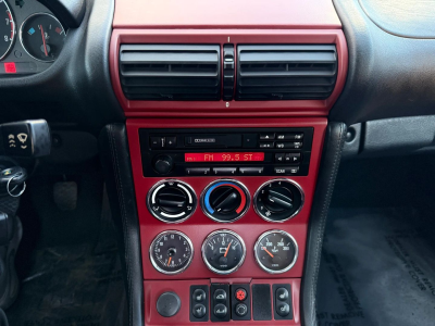1998 BMW M Roadster in Arctic Silver Metallic over Imola Red & Black Nappa
