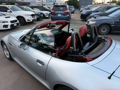 1998 BMW M Roadster in Arctic Silver Metallic over Imola Red & Black Nappa