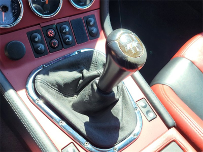 1998 BMW M Roadster in Arctic Silver Metallic over Imola Red & Black Nappa