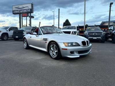 1998 BMW M Roadster in Arctic Silver Metallic over Imola Red & Black Nappa