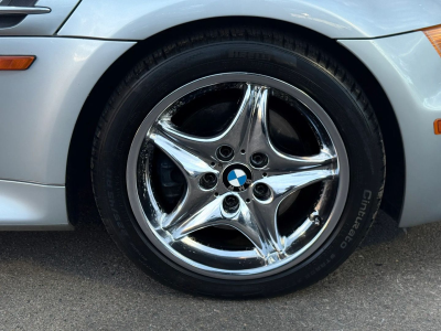 1998 BMW M Roadster in Arctic Silver Metallic over Imola Red & Black Nappa