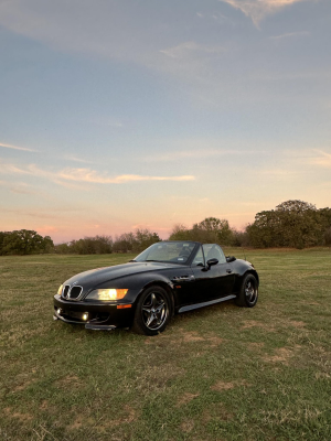 1998 BMW M Roadster in Cosmos Black Metallic over Black Nappa