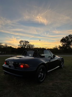 1998 BMW M Roadster in Cosmos Black Metallic over Black Nappa