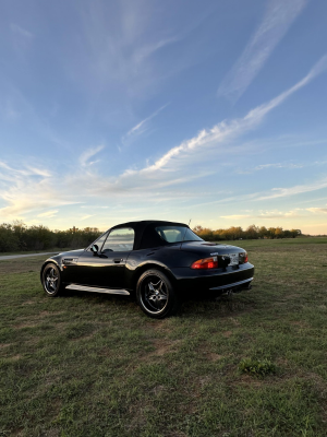 1998 BMW M Roadster in Cosmos Black Metallic over Black Nappa