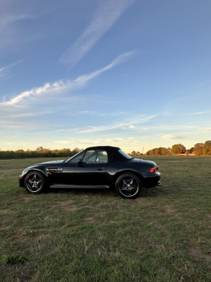 1998 BMW M Roadster in Cosmos Black Metallic over Black Nappa