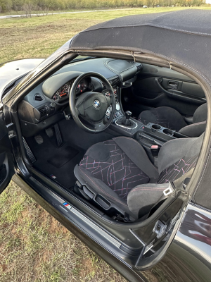 1998 BMW M Roadster in Cosmos Black Metallic over Black Nappa