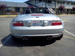 1998 BMW M Roadster in Arctic Silver Metallic over Black Nappa