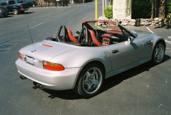 1998 BMW M Roadster in Arctic Silver Metallic over Imola Red & Black Nappa