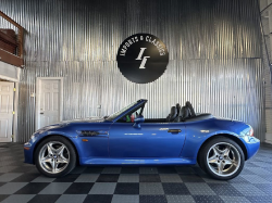 1998 BMW M Roadster in Estoril Blue Metallic over Black Nappa