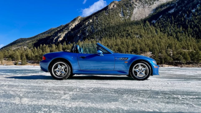 1998 BMW M Roadster in Estoril Blue Metallic over Estoril Blue & Black Nappa