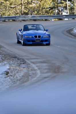 1998 BMW M Roadster in Estoril Blue Metallic over Estoril Blue & Black Nappa
