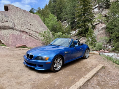 1998 BMW M Roadster in Estoril Blue Metallic over Estoril Blue & Black Nappa