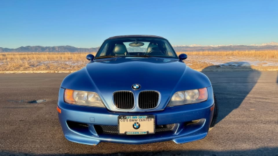 1998 BMW M Roadster in Estoril Blue Metallic over Estoril Blue & Black Nappa