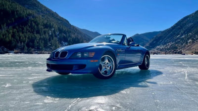 1998 BMW M Roadster in Estoril Blue Metallic over Estoril Blue & Black Nappa