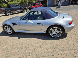 1998 BMW M Roadster in Arctic Silver Metallic over Estoril Blue & Black Nappa